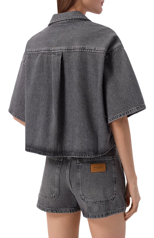 Джинсовая рубашка Alexander Wang 4DC1261973 Серый  4DC1261973 Фото 4