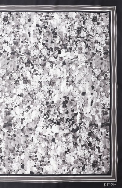 Шелковый платок KITON, арт. D53754K0530H05, фото 4