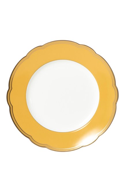 Тарелка салатная pompadour jaune BERNARDAUD белого цвета, арт. 2590/17 | Фото 1 (Нос: Не проставлено; Региональные ограничения белый список (Axapta Mercury): Не проставлено)