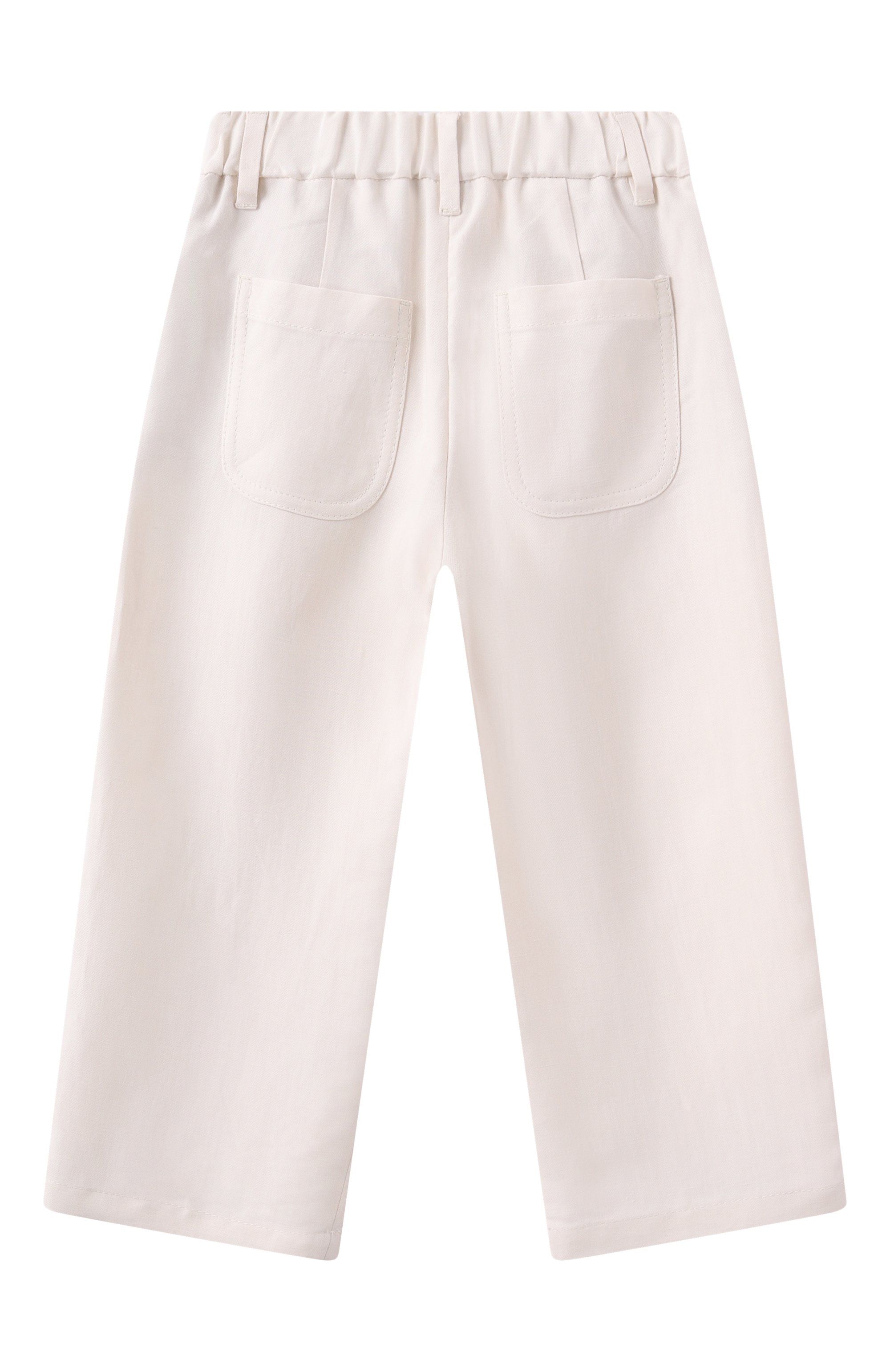 Брюки из вискозы и льна BRUNELLO CUCINELLI, арт. BH126P214A, фото 2