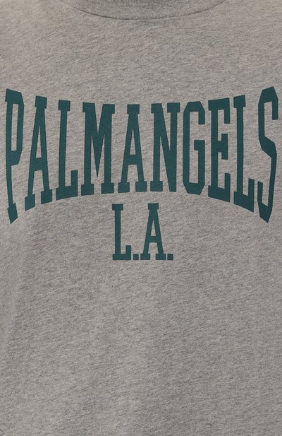 Хлопковая фут�болка PALM ANGELS, арт. PMAA001F24JER006, фото 5