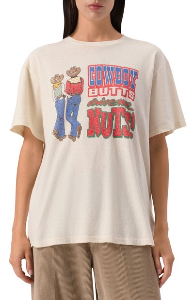 Хлопковая футболка RE/DONE, арт. 024-02WBFG001, фото 3