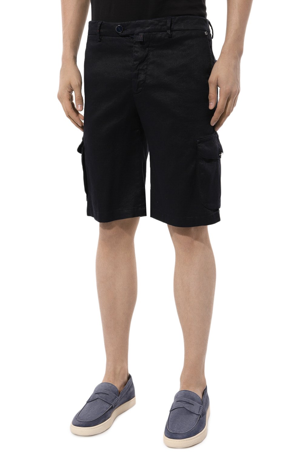 Шорты изо льна и хлопка KITON, арт. UFPPBK0604D, фото 3