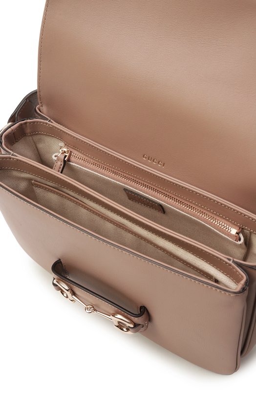 Сумка Horsebit 1955 Soft medium Gucci 815178/AAEFH Бежевый  815178/AAEFH Фото 5