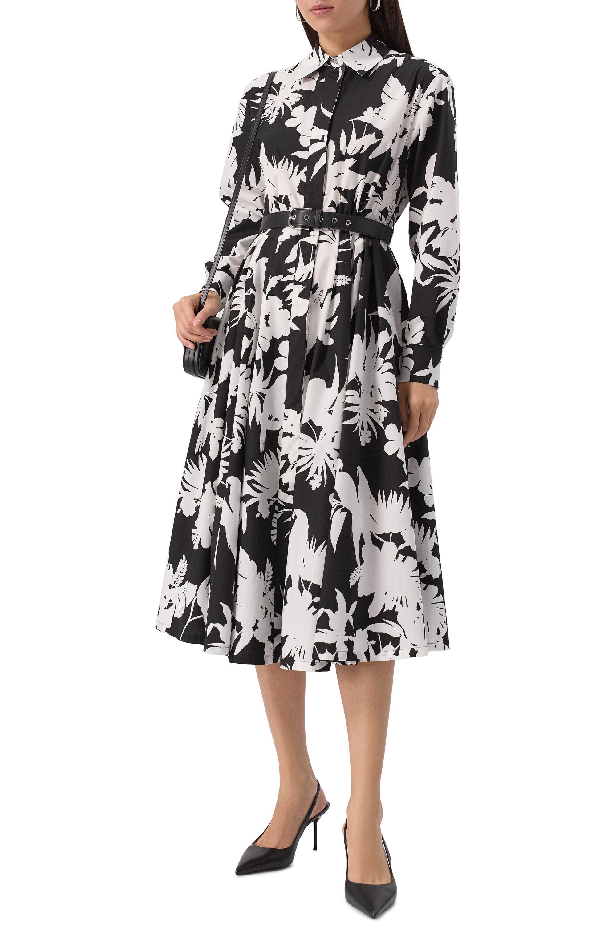 Хлопковое платье MAX MARA STUDIO, арт. USSEL, фото 2