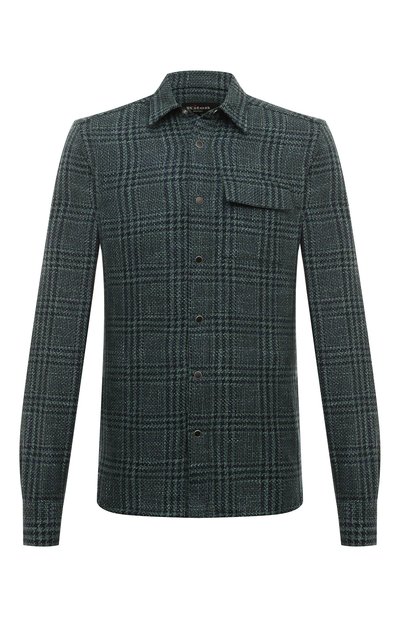 Мужская рубашка из шерсти и шелка KITON, арт. UMCBUBAK0169E16
