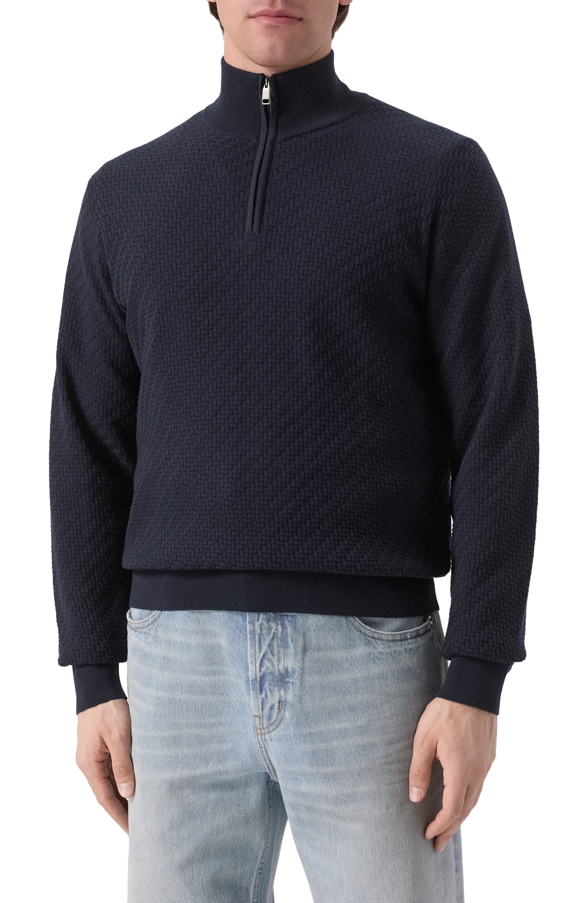 Джемпер из хлопка и шелка BRIONI, арт. UMS70L/PAK22, фото 3