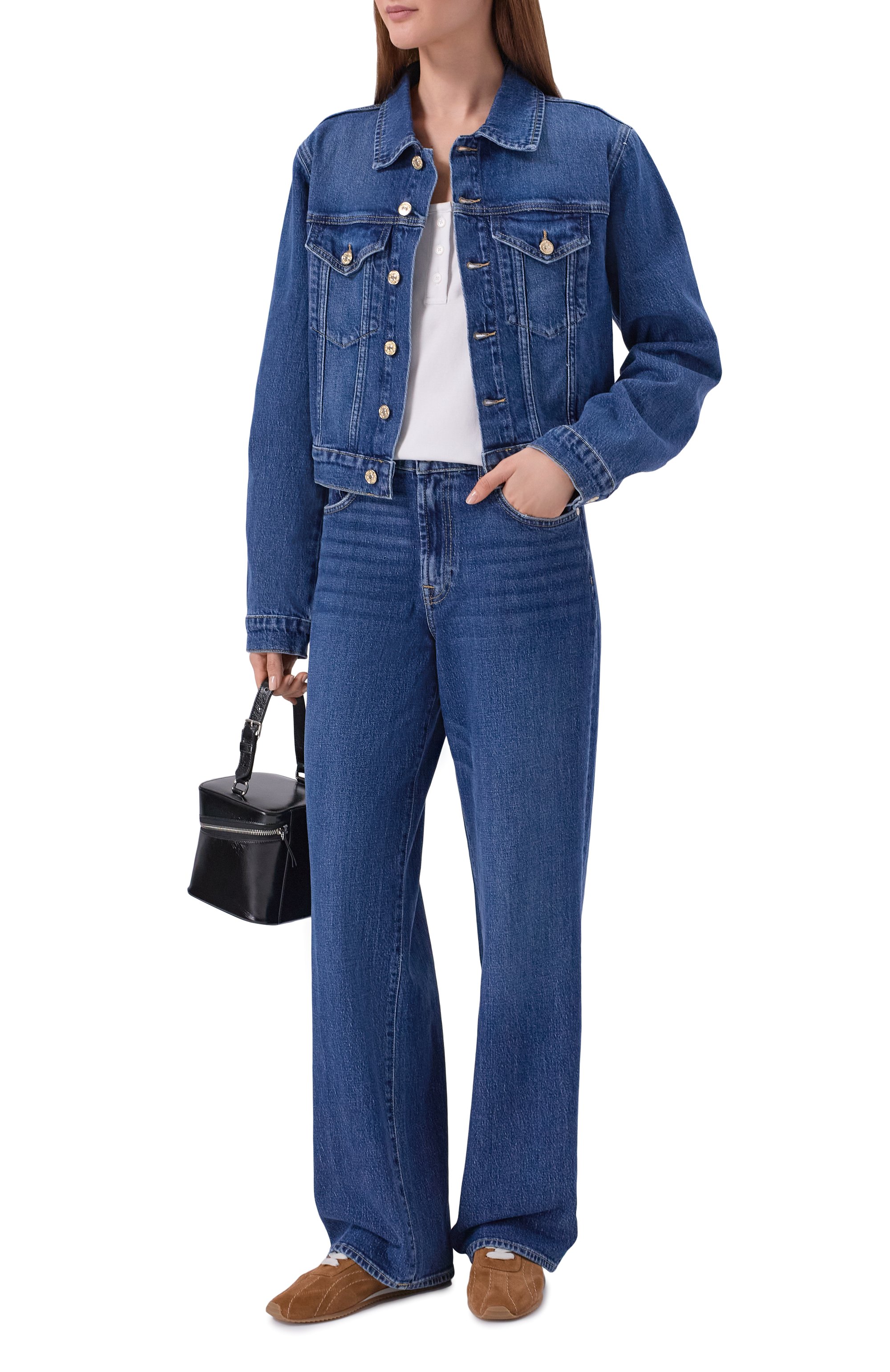 Джинсы stovepipe straight 7 FOR ALL MANKIND, арт. 7UCW0C10-3NL, фото 2