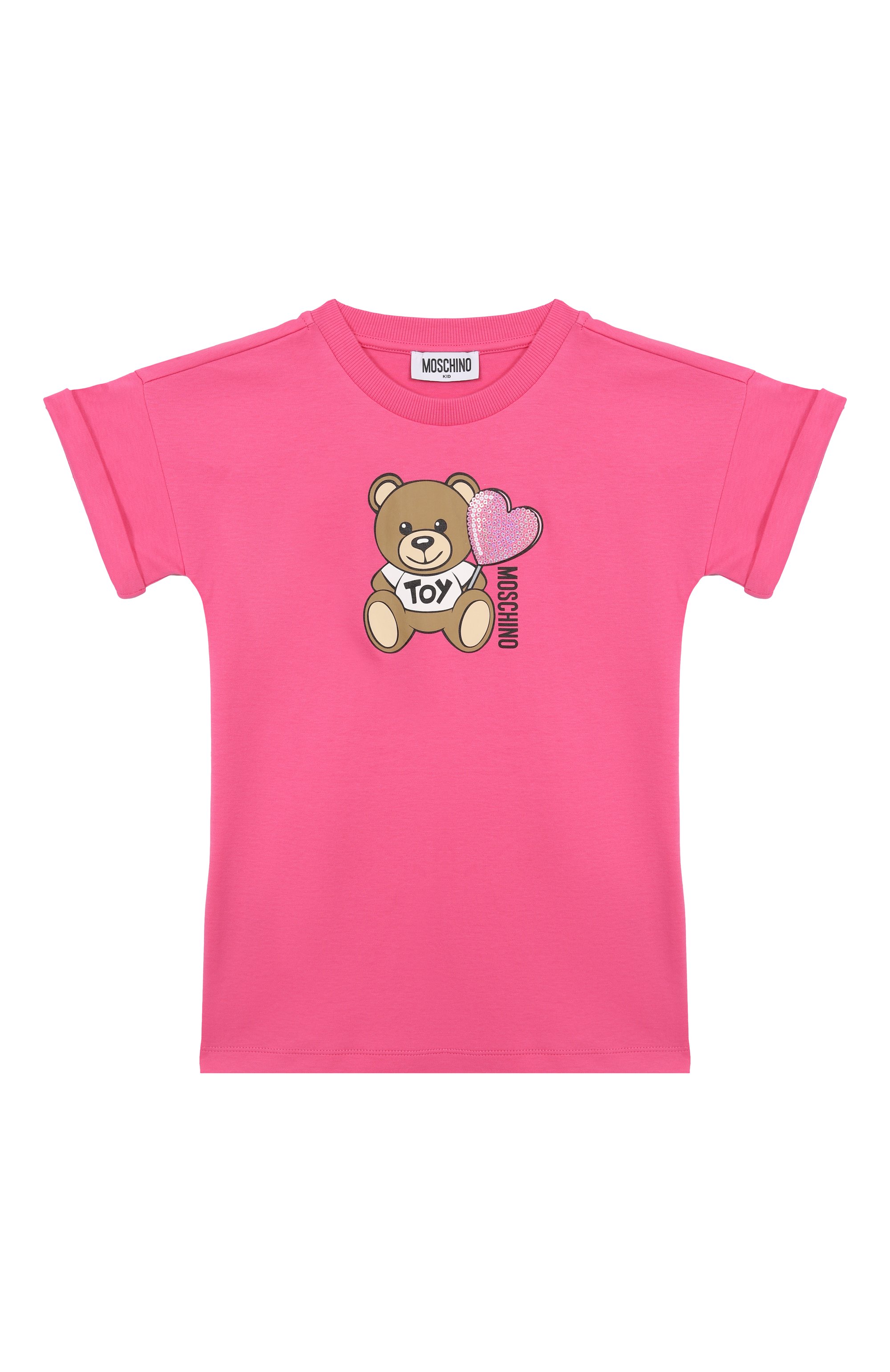 Хлопковое платье MOSCHINO, арт. HDV0G9/LAA40/4-8, фото 1