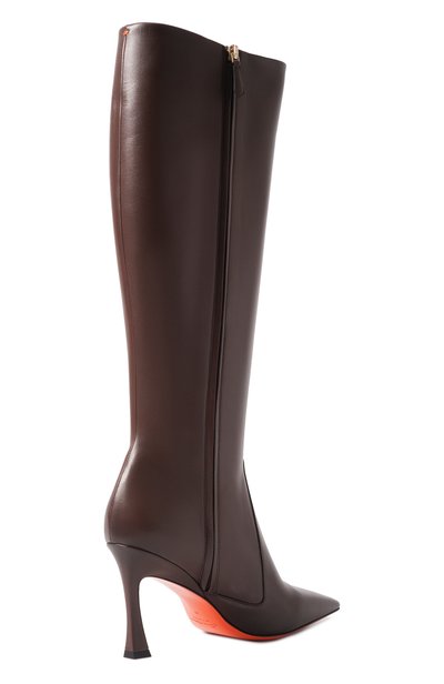 Кожаные сапоги SANTONI коричневого цвета по цене 206000 руб., арт. WSTG72388HI2NXUY, фото 5 Кожаные сапоги SANTONI, арт. WSTG72388HI2NXUY, фото 5