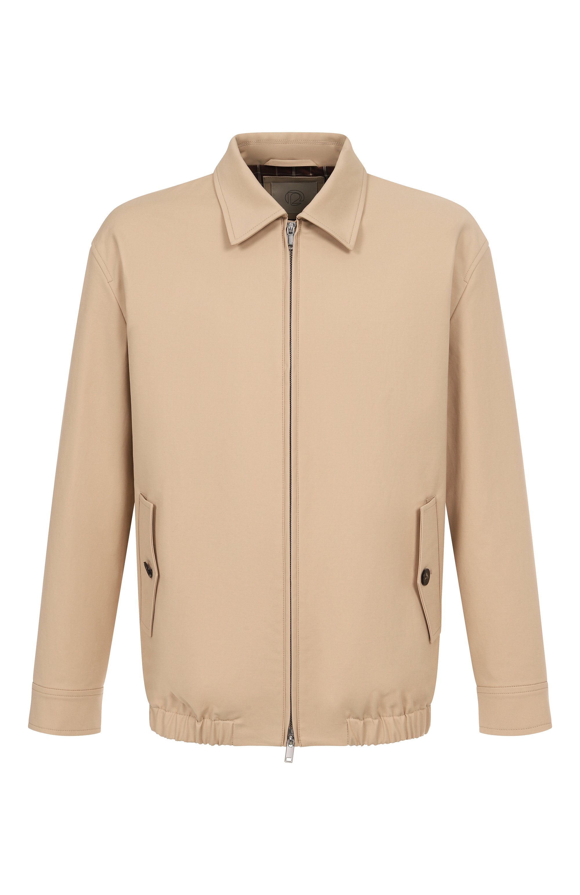 Хлопковый бомбер 12 STOREEZ бежевого цвета по цене 39000 руб., арт. 129770, фото 1 Хлопковый бомбер 12 STOREEZ, арт. 129770, фото 1