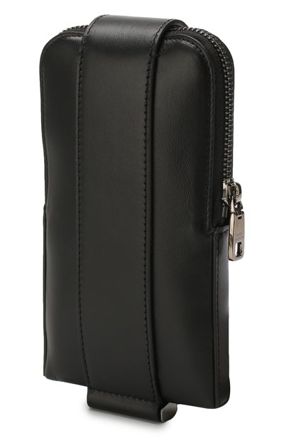 Кожаный чехол для iphone DOLCE & GABBANA черного цвета по цене 58800 руб., арт. BP2576/AJ806, фото 2 Кожаный чехол для iphone DOLCE & GABBANA, арт. BP2576/AJ806, фото 2