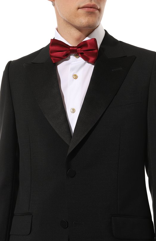 Шелковый галстук-бабочка Stefano Ricci HN01U/UNIR Бордовый  HN01U/UNIR Фото 2