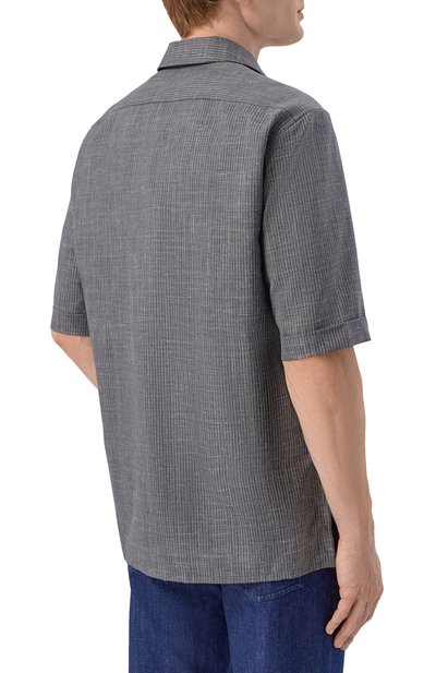 Рубашка из шерсти и шелка STEFANO RICCI, арт. SP008239/WKL09U, фото 4