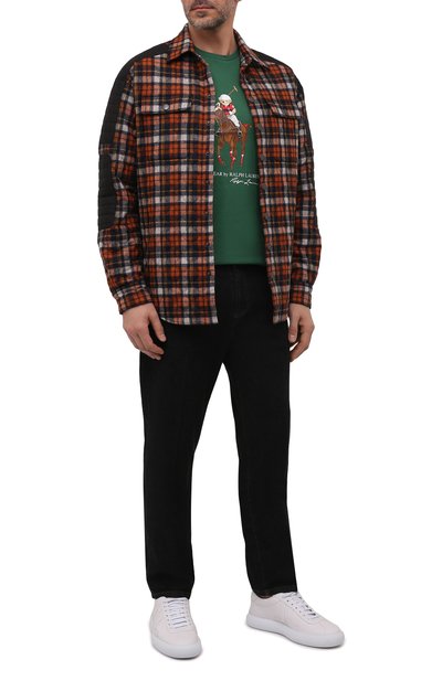 Хлопковая футболка POLO RALPH LAUREN, арт. 710853310, фото 2