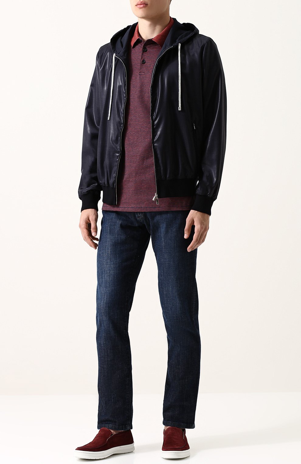 Шерстяной бомбер на молнии с капюшоном ANDREA CAMPAGNA, арт. 4M404.WP00.CAMPAGNA., фото 2