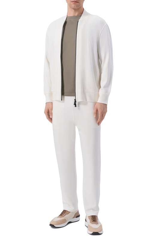 Толстовка из вискозы Kiton UMM0748 Белый  UMM0748 Фото 2