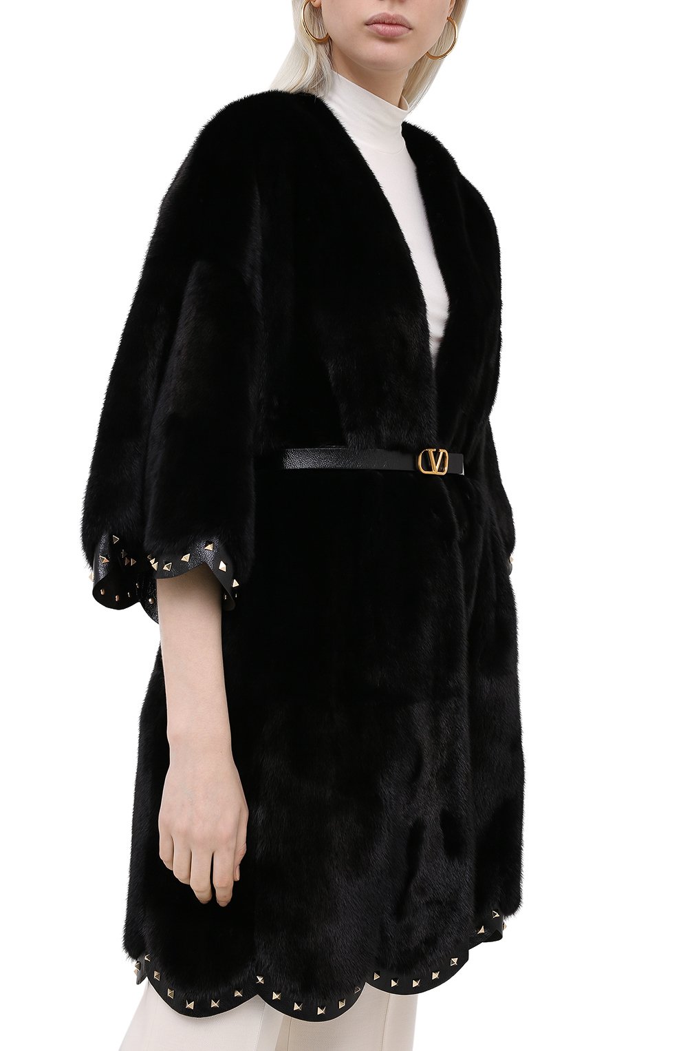 Шуба из меха норки VALENTINO, арт. UF3FAA201DF, фото 3