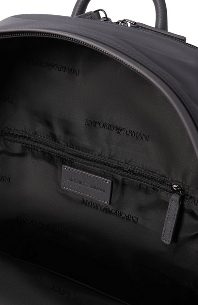 Рюкзак EMPORIO ARMANI серого цвета по цене 39950 руб., арт. EM001795/AF28784, фото 4 Рюкзак EMPORIO ARMANI, арт. EM001795/AF28784, фото 4