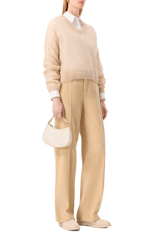 Вельветовые брюки Brunello Cucinelli MP576P8699 Жёлтый  MP576P8699 Фото 2
