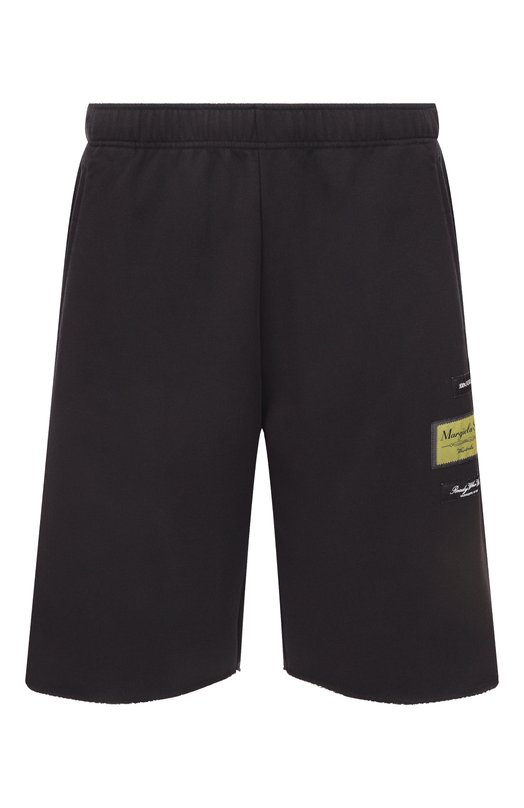 Хлопковые шорты MM6 SH0MU0027/S25606 Чёрный SH0MU0027/S25606