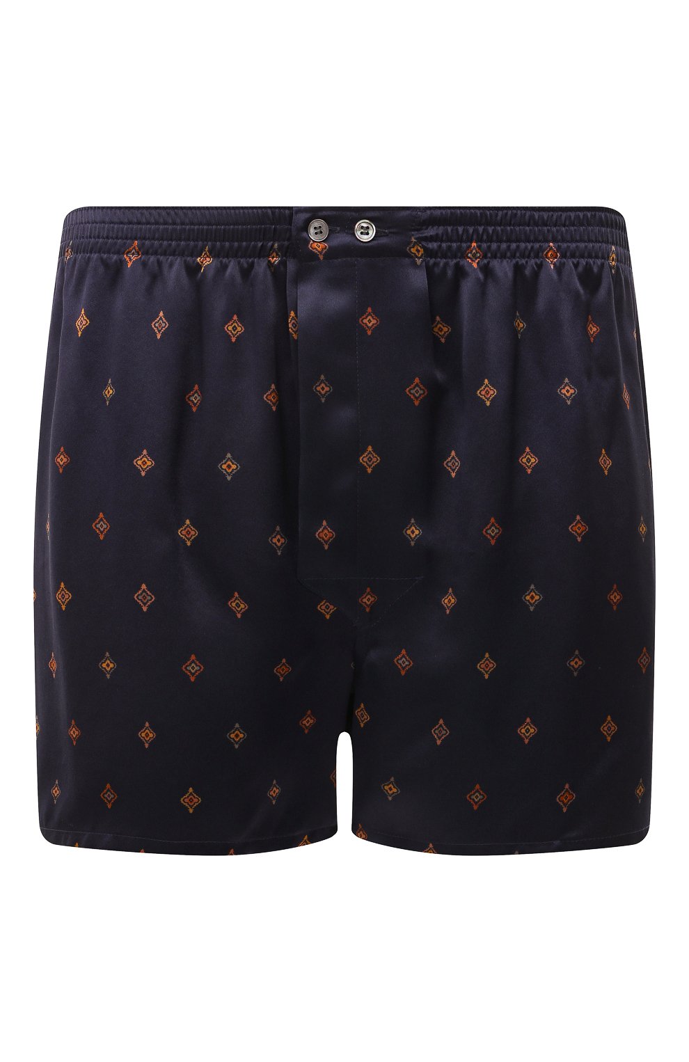 Шелковые боксеры DEREK ROSE темно-синего цвета по цене 23200 руб., арт. 6030, фото 1 Шелковые боксеры DEREK ROSE, арт. 6030, фото 1