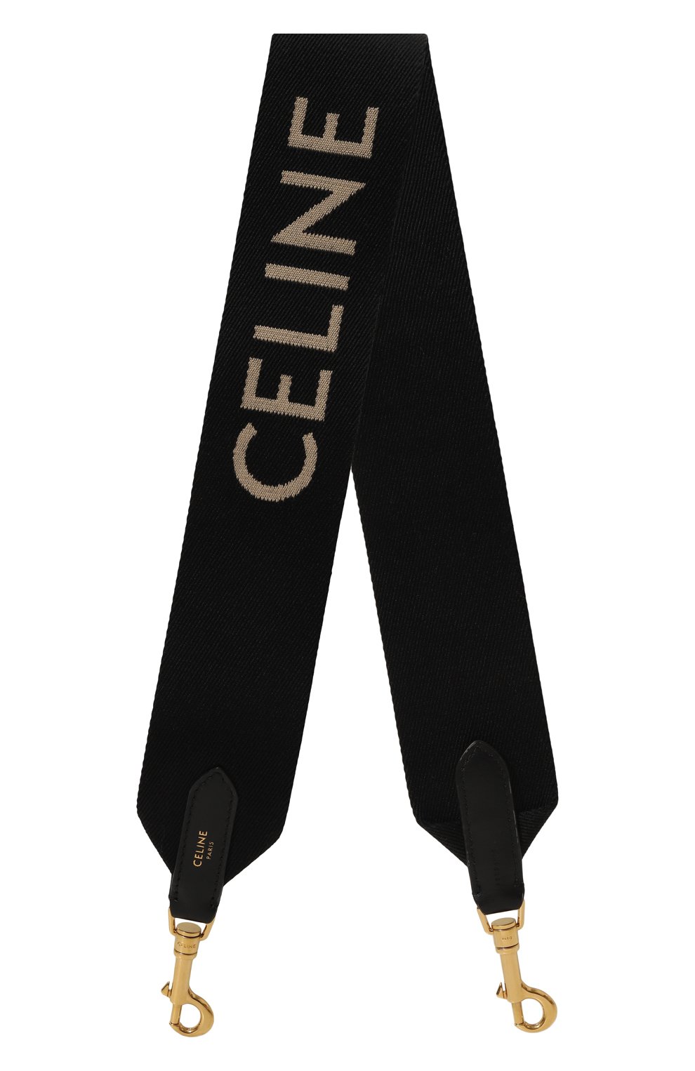 Ремень для сумки CELINE черного цвета по цене 47850 руб., арт. 49S022AEP, фото 1 Ремень для сумки CELINE, арт. 49S022AEP, фото 1
