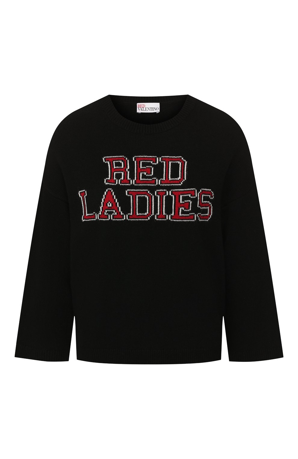Свитер REDVALENTINO черного цвета по цене 43050 руб., арт. SR0KCB87/4MV, фото 1 Свитер REDVALENTINO, арт. SR0KCB87/4MV, фото 1