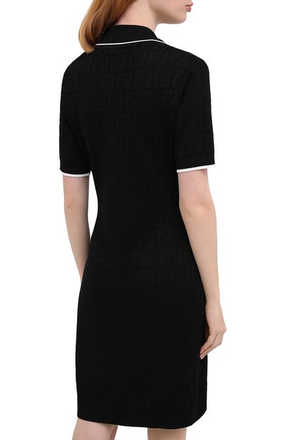Платье FENDI черного цвета по цене 129500 руб., арт. FZD859 AD50, фото 4 Платье FENDI, арт. FZD859 AD50, фото 4