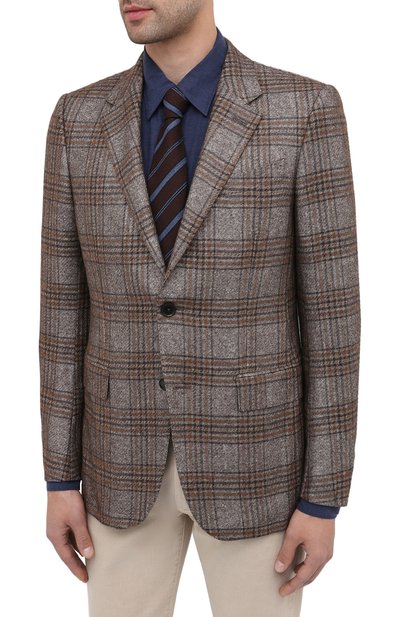 Пиджак из шелка и кашемира ZEGNA, арт. 859136/121220, фото 4