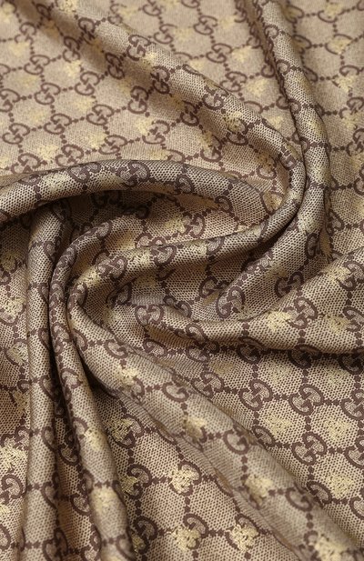 Шелковый платок GUCCI розового цвета по цене 59040 руб., арт. 499130/3G001, фото 2 Шелковый платок GUCCI, арт. 499130/3G001, фото 2
