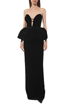 Бархатное платье THE NEW ARRIVALS ILKYAZ OZEL, арт. W24_NA00203010587, фото 3