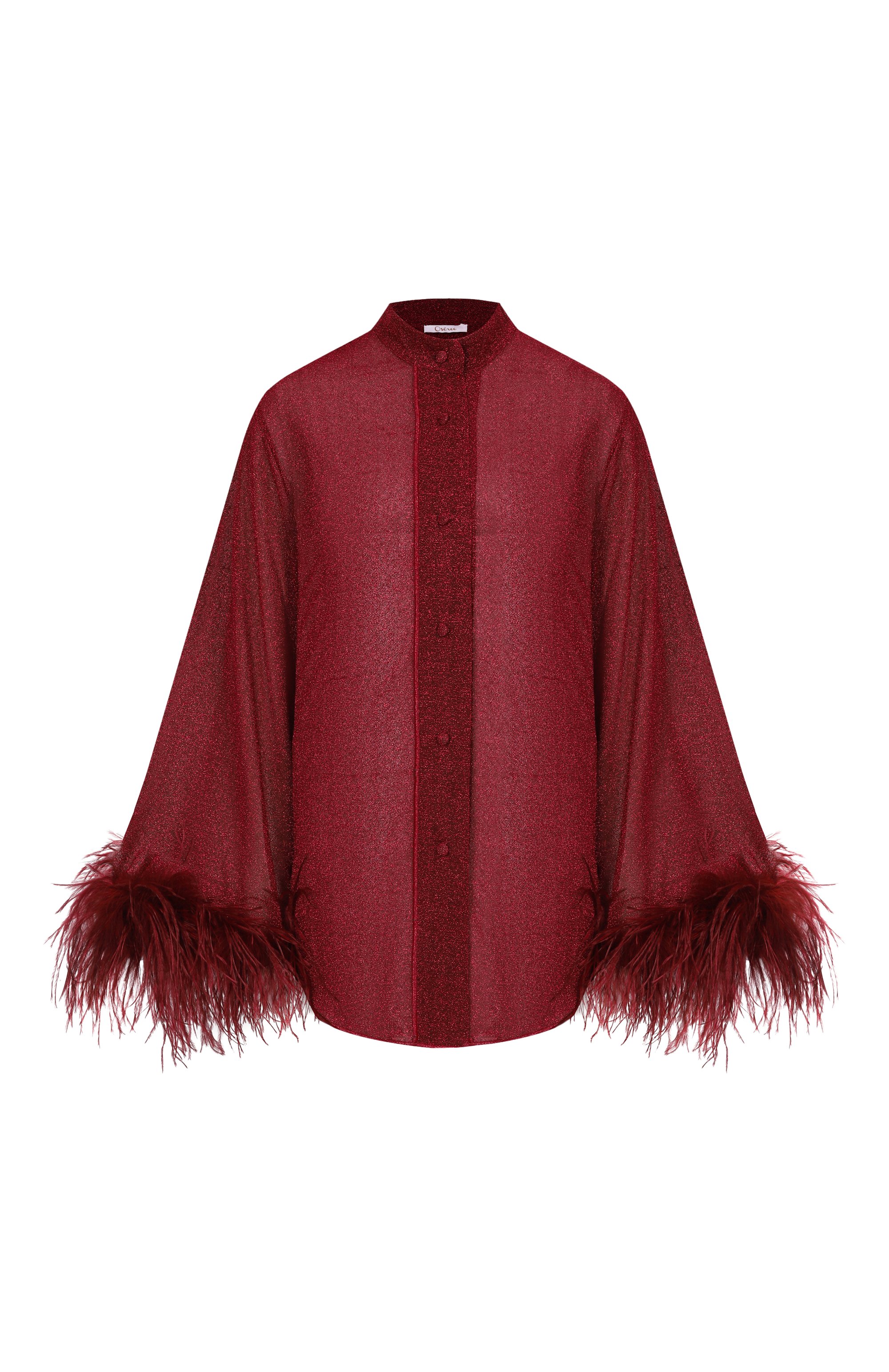 Блузка с отделкой перьями OSEREE, арт. LSF213, фото 1