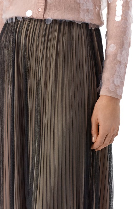 Плиссированная юбка Weekend Max Mara BABY Чёрный  BABY Фото 5