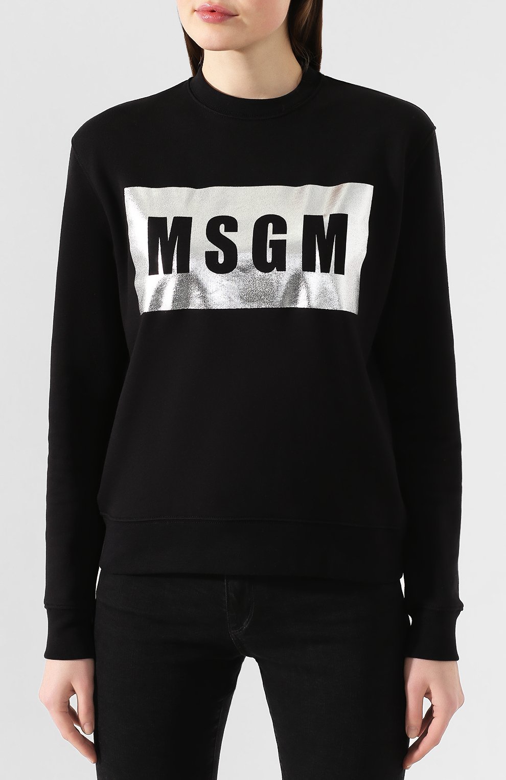 Хлопковый свитшот MSGM, арт. 2841MDM96 207299, фото 3
