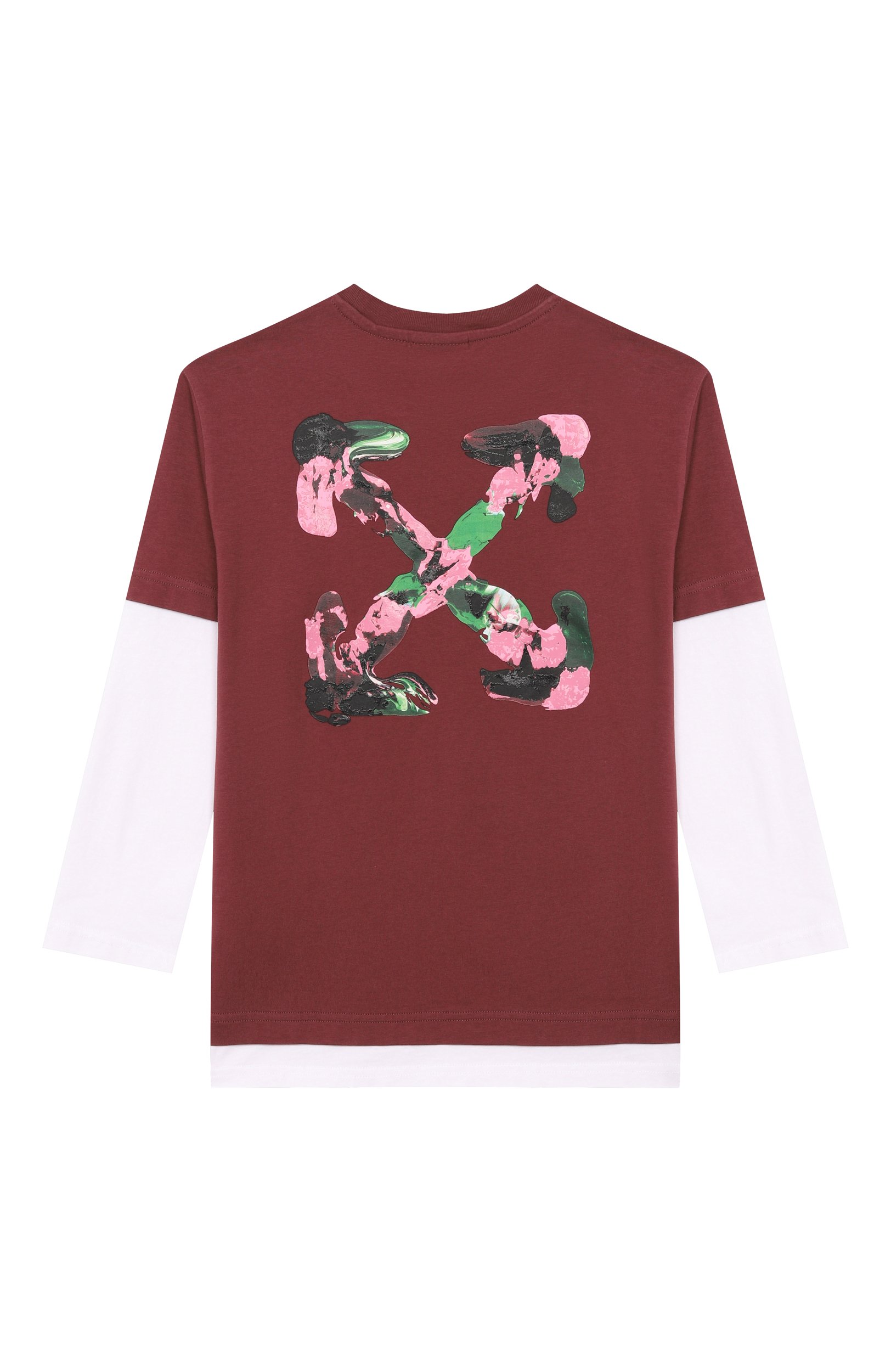 Хлопковый лонгслив OFF-WHITE, арт. 0GAB00CF26JER0016_001, фото 2