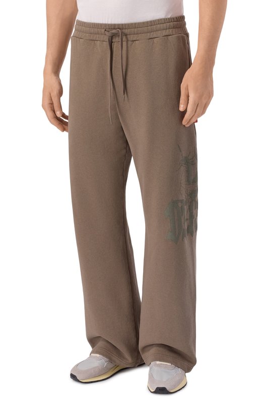 Хлопковые брюки Diesel A23806/0BKCJ Коричневый  A23806/0BKCJ Фото 3