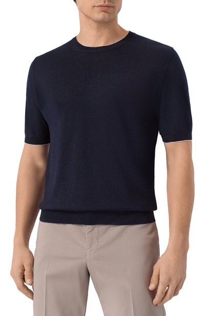 Джемпер из кашемира и шелка FEDELI, арт. MU0L5718B/CASMERE SETA BIC, фото 3