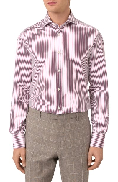 Хлопковая рубашка BRUNELLO CUCINELLI, арт. MY6241718, фото 3