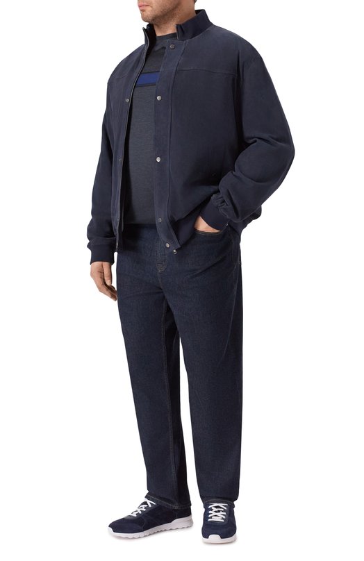 Шелковая футболка Zilli TSR02AM0608VZLE01 Синий  TSR02AM0608VZLE01 Фото 2