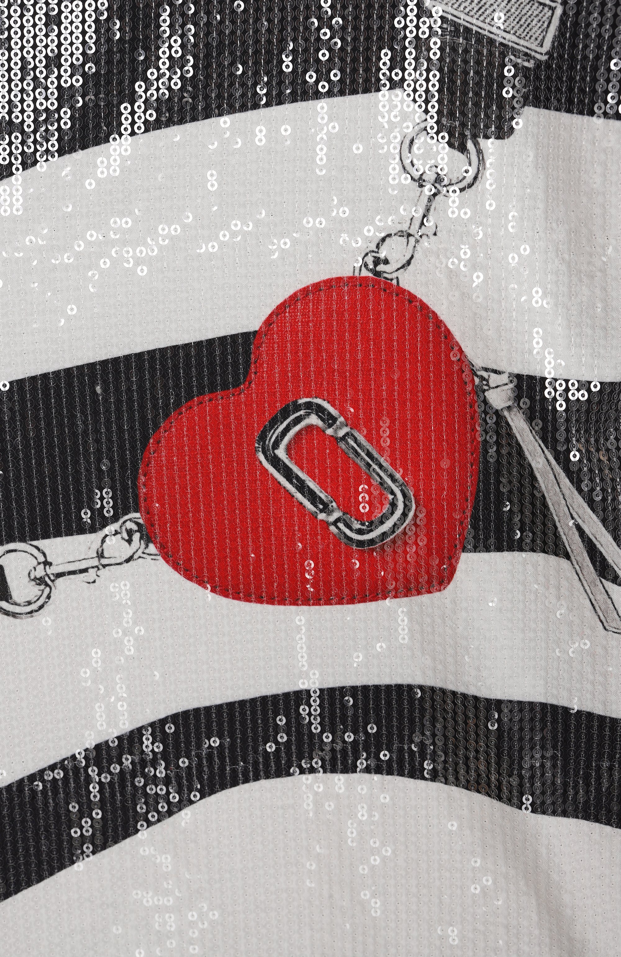 Платье MARC JACOBS (THE) черно-белого цвета по цене 39150 руб., арт. W60601, фото 3 Платье MARC JACOBS (THE), арт. W60601, фото 3