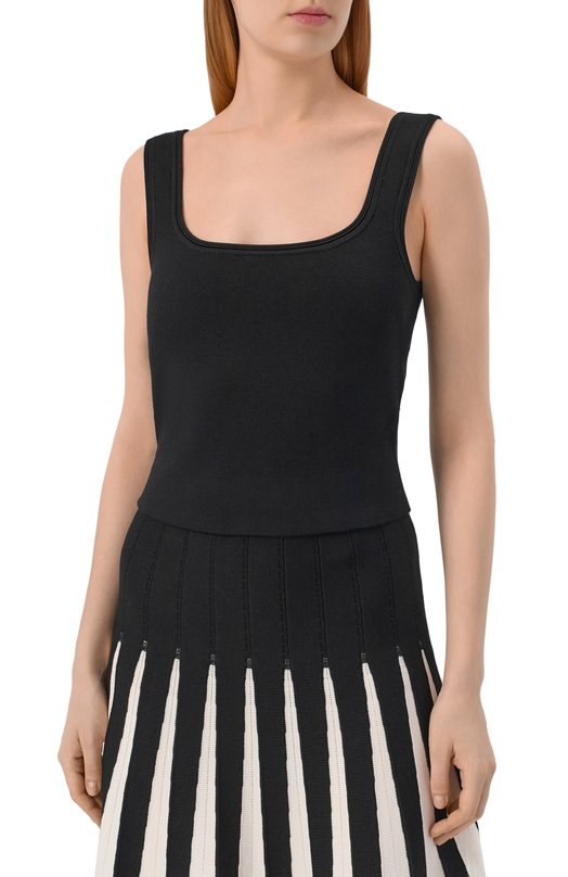 Топ из вискозы BOSS 50550877 Чёрный  50550877 Фото 3