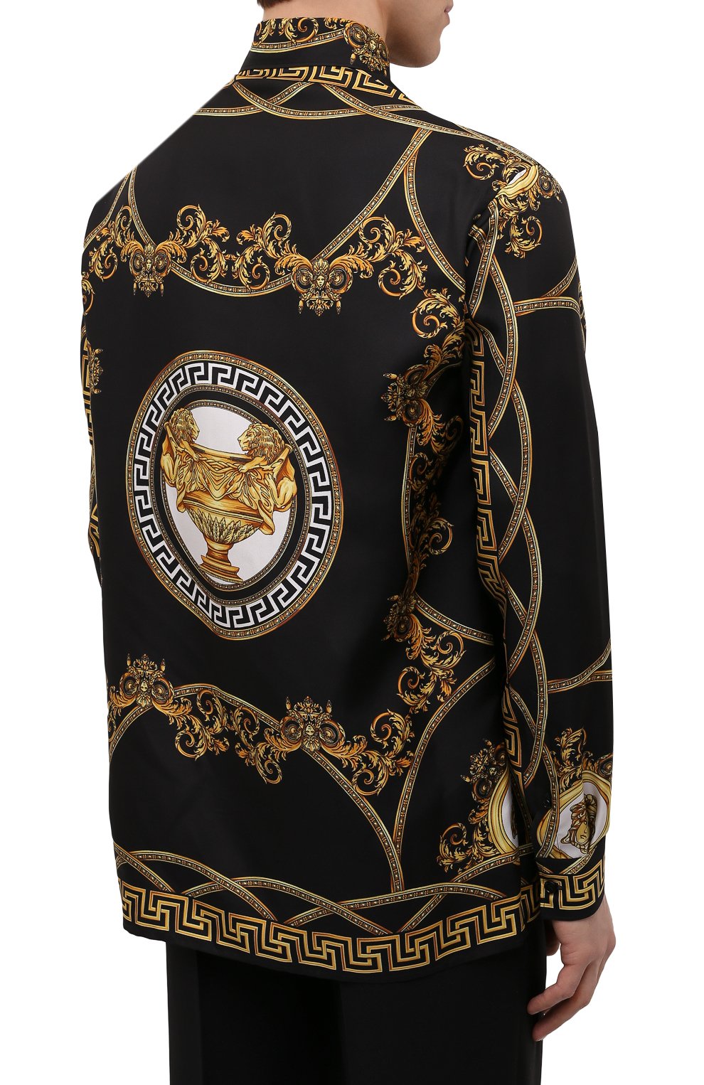 Шелковая рубашка VERSACE, арт. 1003941/1A03043, фото 4
