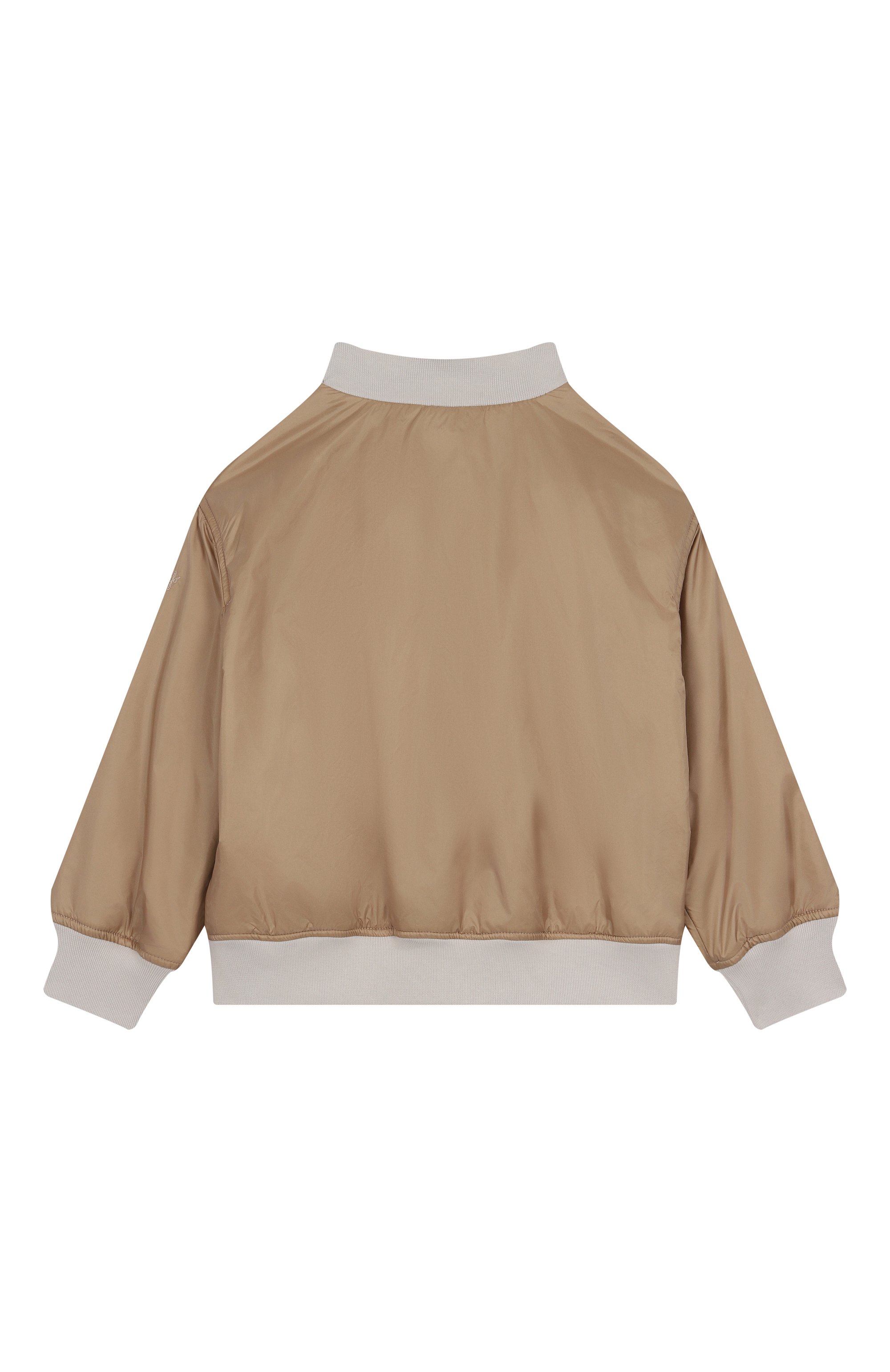 Утепленный бомбер IL GUFO бежевого цвета по цене 36900 руб., арт. P25GR205NN106/10A-14A, фото 2 Утепленный бомбер IL GUFO, арт. P25GR205NN106/10A-14A, фото 2