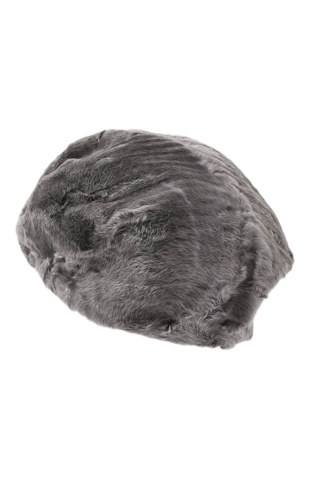 Берет из каракульчи VICTORIA KUSENKOVA серого цвета по цене 62040 руб., арт. 017100009008, фото 3 Берет из каракульчи VICTORIA KUSENKOVA, арт. 017100009008, фото 3