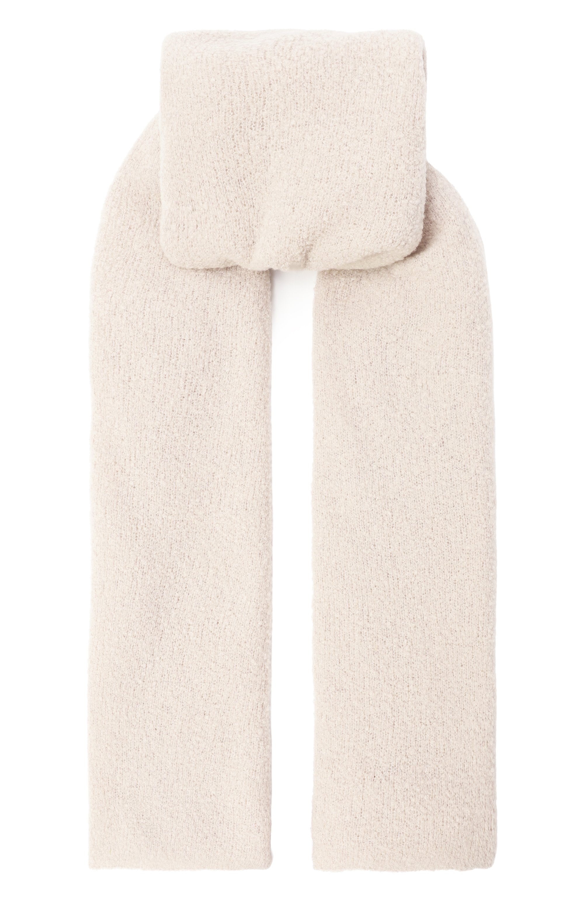 Кашемировый шарф MVST белого цвета по цене 115500 руб., арт. M25.1MW.K109, фото 1 Кашемировый шарф MVST, арт. M25.1MW.K109, фото 1