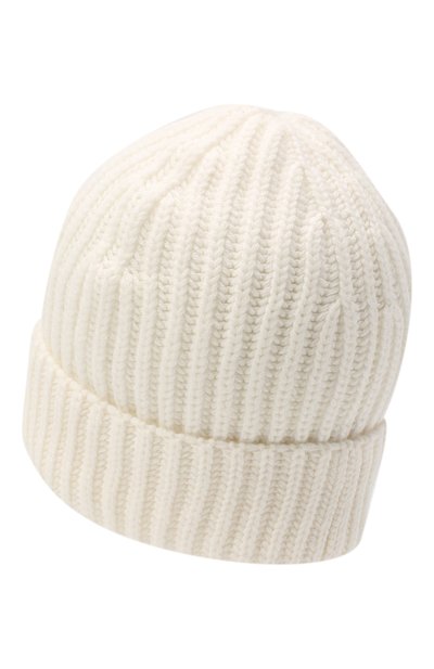 Кашемировая шапка LORO PIANA белого цвета по цене 58150 руб., арт. FAL4842, фото 2 Кашемировая шапка LORO PIANA, арт. FAL4842, фото 2