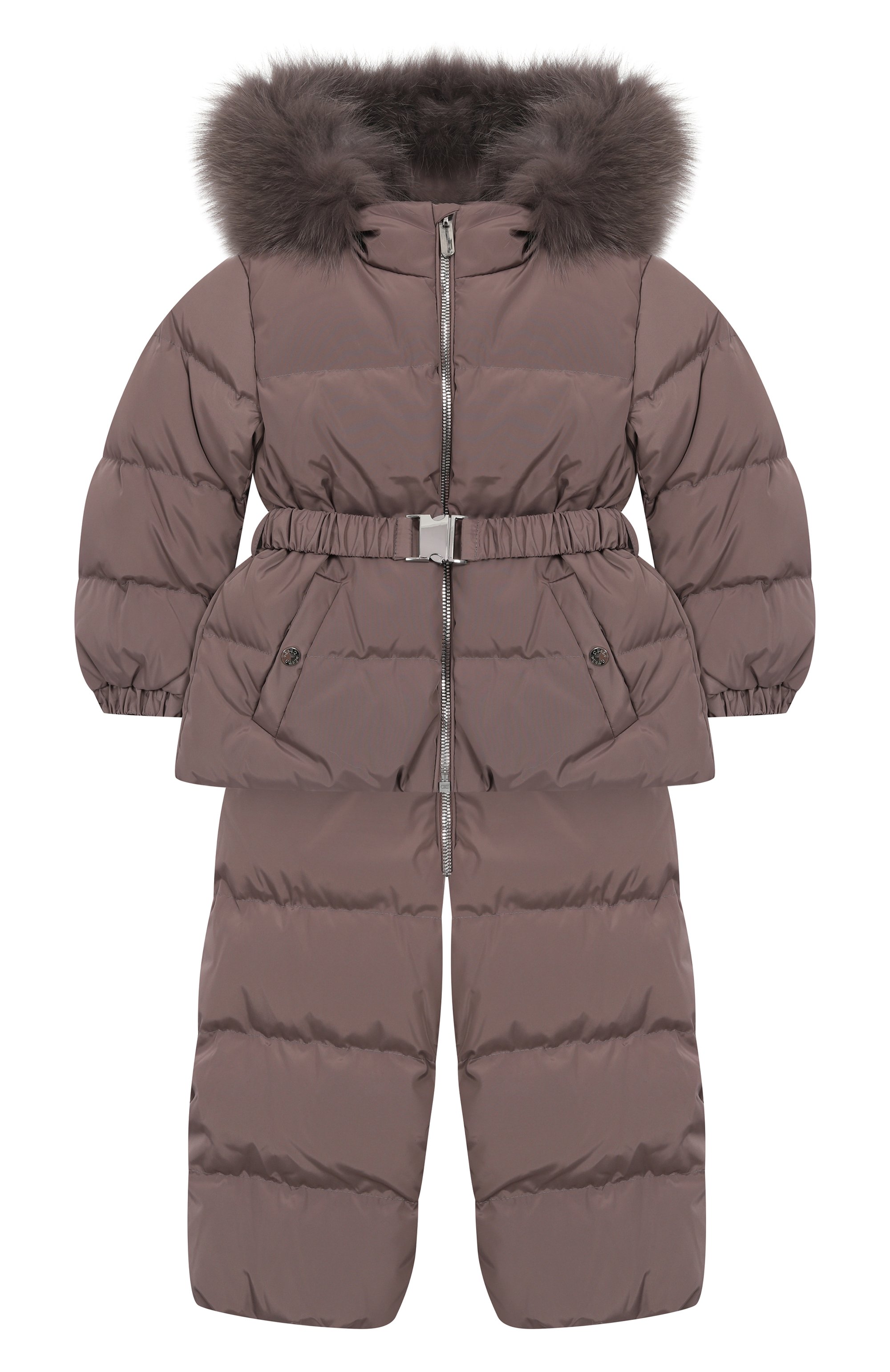 Пуховый комплект мона CHEPE светло-коричневого цвета по цене 27400 руб., арт. 391468, фото 1 Пуховый комплект мона CHEPE, арт. 391468, фото 1