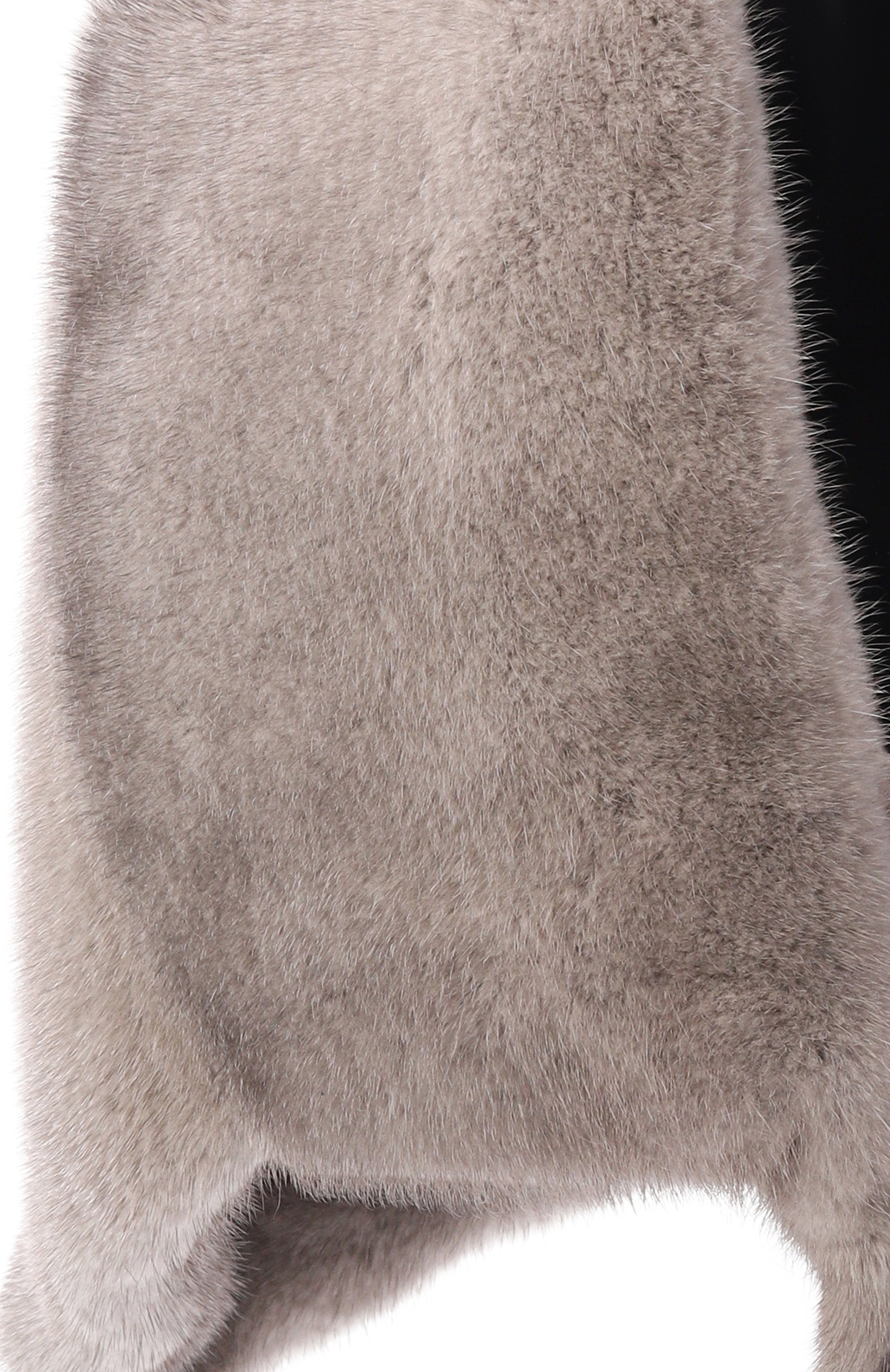 Меховая косынка лэни-2.2 из норки FURLAND серого цвета по цене 121000 руб., арт. 0160800110343600676, фото 3 Меховая косынка лэни-2.2 из норки FURLAND, арт. 0160800110343600676, фото 3