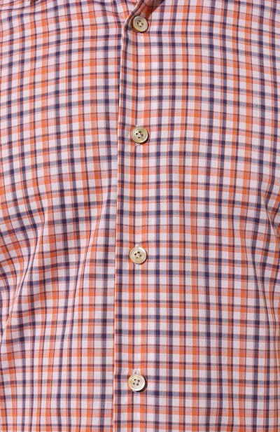 Хлопковая рубашка KITON, арт. UCIH08879, фото 5